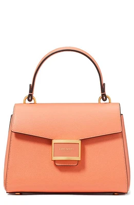 Kate Spade New York small katy leather top handle bag in Melon Ball at Nordstrom