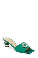 Nalebe Aurum Embellished Slide Sandal Emerald Green at Nordstrom,