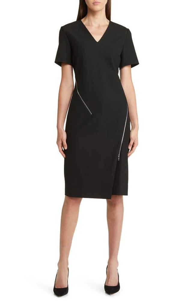 BOSS Duzira Sheath Dress in Black at Nordstrom, Size 2