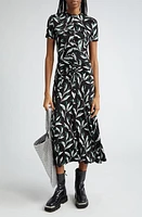 Rabanne Lily of the Valley Print Corset Dress Muguet Noir at Nordstrom, Us