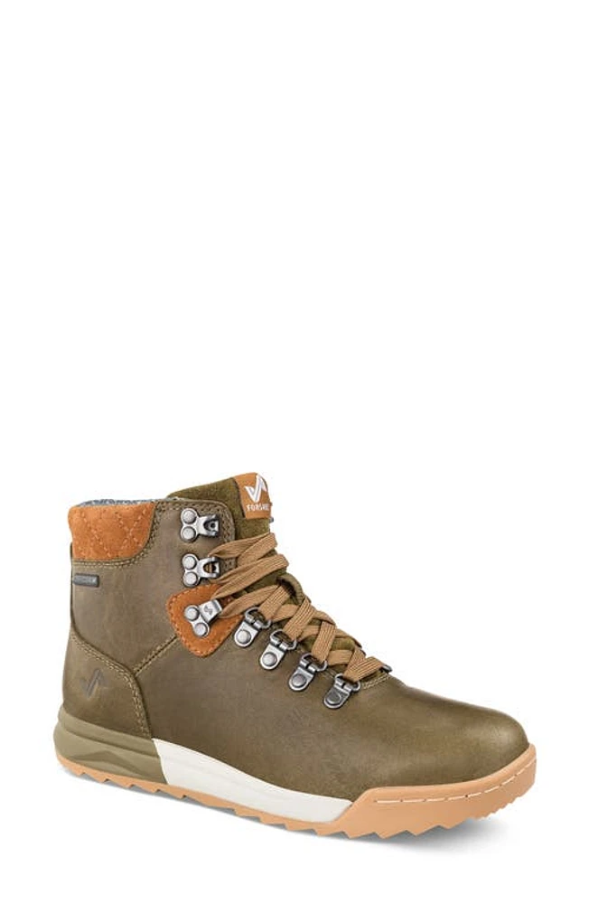 Forsake Patch Waterproof Mid Hiking Boot Olive at Nordstrom,