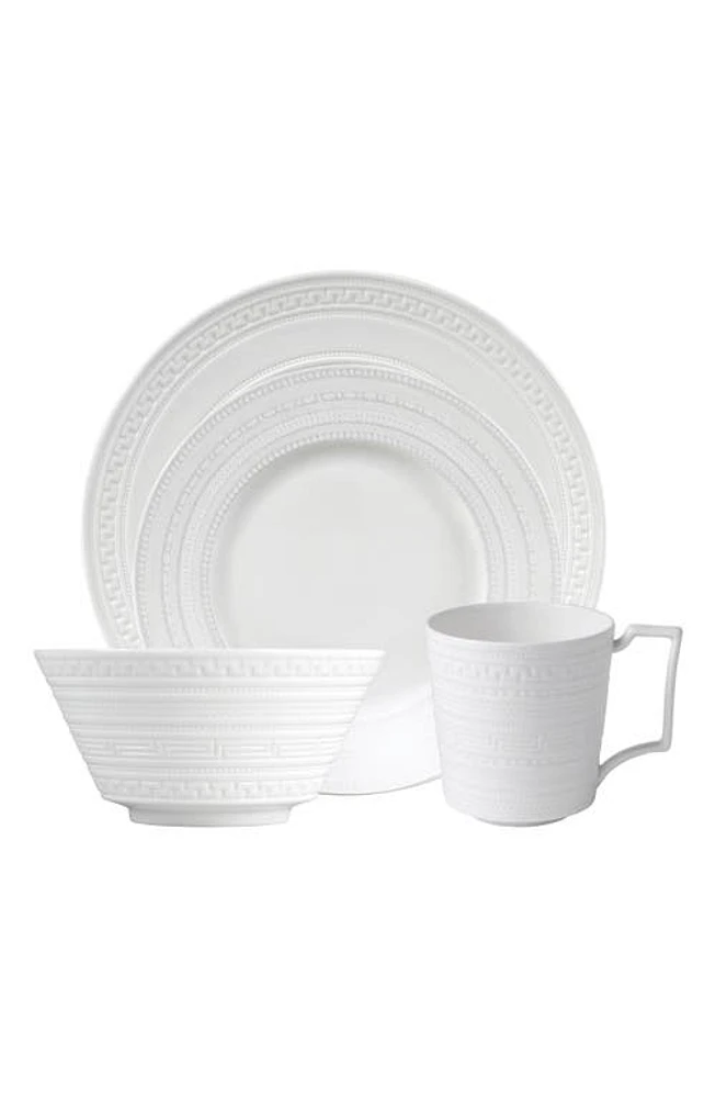 Wedgwood Intaglio 4-Piece Bone China Place Setting in White at Nordstrom