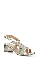 Bos. & Co. Upbeat Block Heel Slingback Sandal Leather/Rope at Nordstrom,