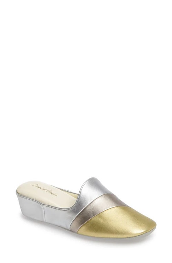 Daniel Green Denise Slipper Metallic Multi Faux Leather at Nordstrom,