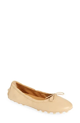 Tod's Gommini Bow Ballet Flat in Altraversione at Nordstrom, Size 10Us