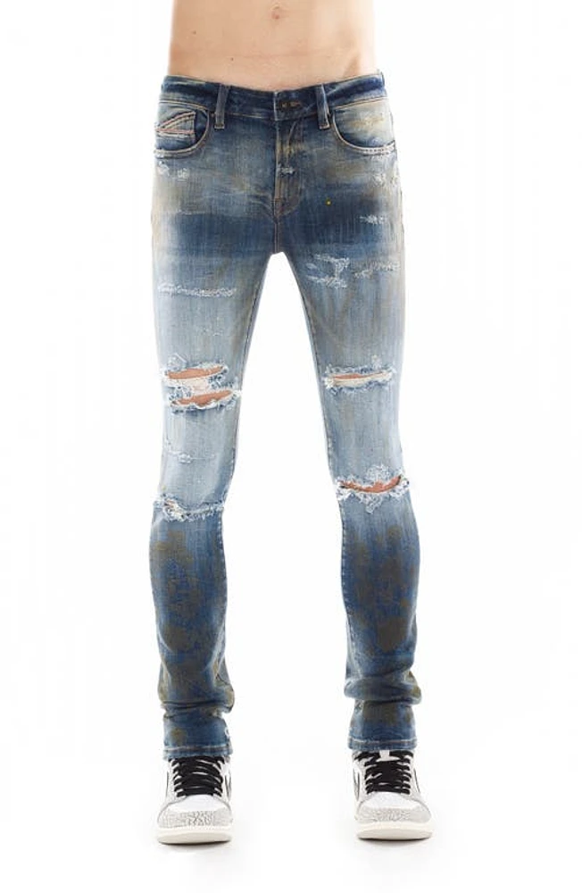 Cult of Individuality Punk Ripped Super Skinny Jeans Lark at Nordstrom,