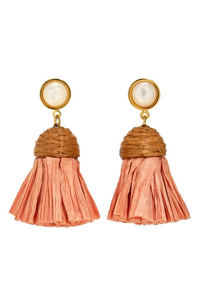 Lizzie Fortunato Raffia Drop Earrings in Multi at Nordstrom