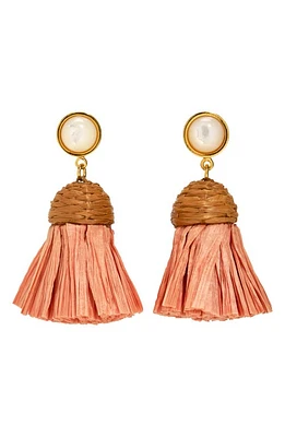 Lizzie Fortunato Raffia Drop Earrings in Multi at Nordstrom