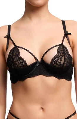 Von Follies By Dita Teese Experteese Underwire Bra Black at Nordstrom,