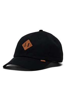 Herschel Supply Co. Sylas Tan Diamond Cotton Twill Baseball Cap in Black at Nordstrom