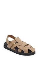 Tod's T-Logo Fisherman Sandal Tobacco at Nordstrom,