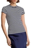 Polo Ralph Lauren Stripe T-Shirt Cruise Navy/White at Nordstrom,