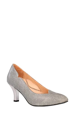 L'Amour des Pieds Bambelle Pointed Toe Pump Pewter at Nordstrom,