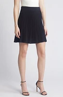 Ted Baker London Narila Rib Skater Skirt in Black at Nordstrom, Size 6