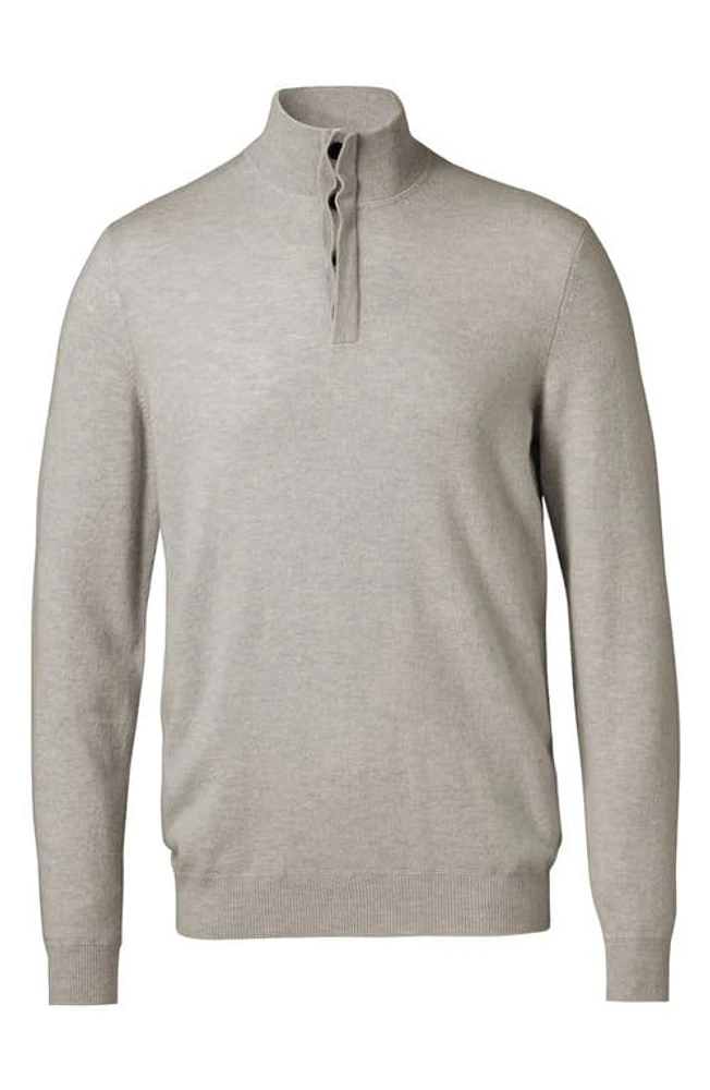 Charles Tyrwhitt Merino Wool & Cashmere Button Neck Sweater at Nordstrom,