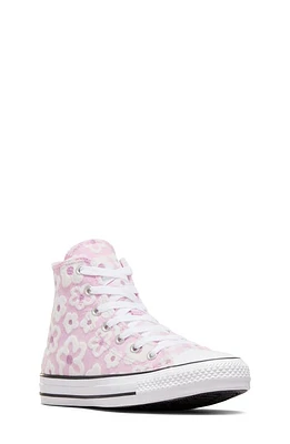 Converse Kids' Chuck Taylor All Star High Top Sneaker Stardust Lilac/Grape Fizz at Nordstrom, M