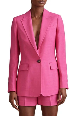 Reiss Hewey Peaked Lapel Blazer Pink at Nordstrom,