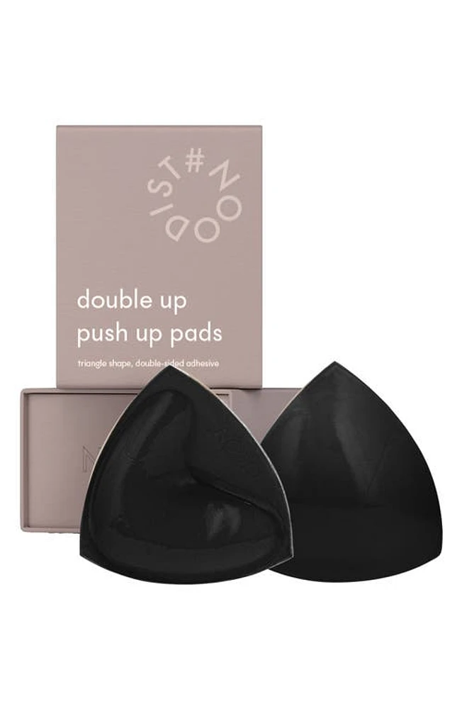 NOOD Double Up Triangle Push-Up Pads Black at Nordstrom