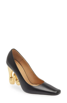 JW Anderson Bubble Logo Pump Black at Nordstrom,