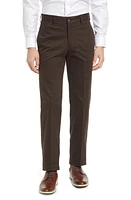 Berle Charleston Khakis Flat Front Stretch Sateen Pants at Nordstrom