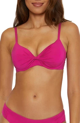 Trina Turk Monaco Underwire Bikini Top Sangria at Nordstrom,