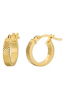 Bony Levy 14K Gold Textured Hoop Earrings in 14K Yellow Gold at Nordstrom