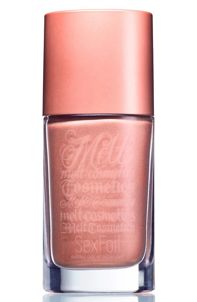 Melt Cosmetics SexFoil Digital Liquid Highlighter in Afterglow at Nordstrom