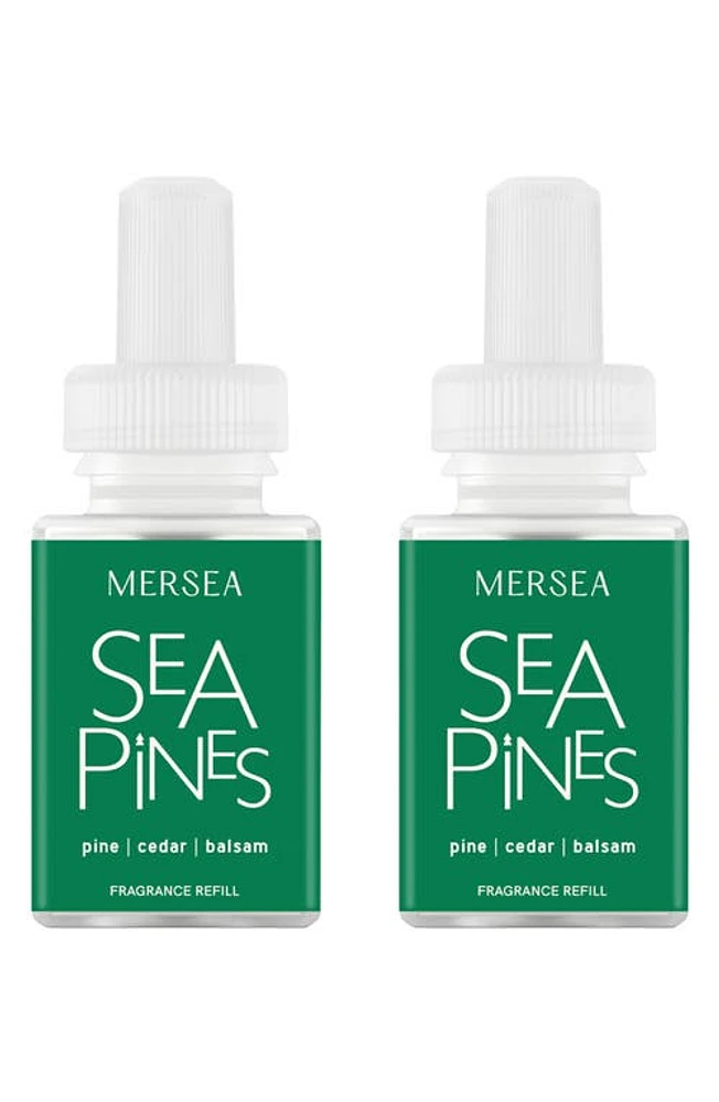 PURA x MERSEA Saltaire 2-Pack Diffuser Fragrance Refills in Sea Pines at Nordstrom