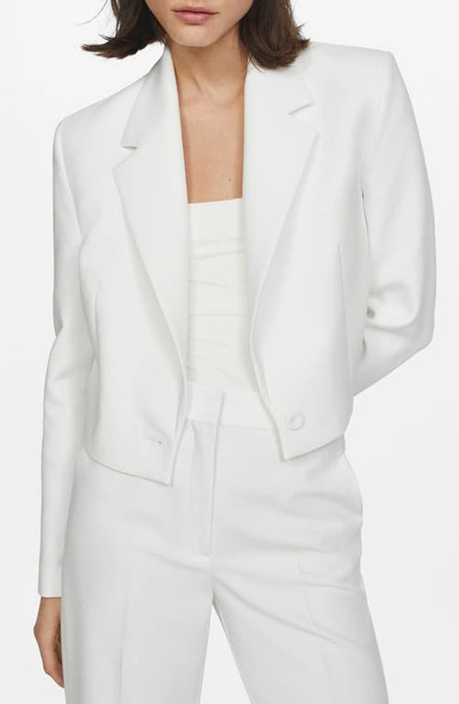 MANGO Monaco Blazer White at Nordstrom,