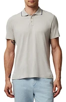 ATM Anthony Thomas Melillo Tipped Jersey Polo Dove Grey at Nordstrom,