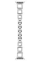 The Posh Tech Journey Stainless Steel Apple Watch Watchband in Silver at Nordstrom