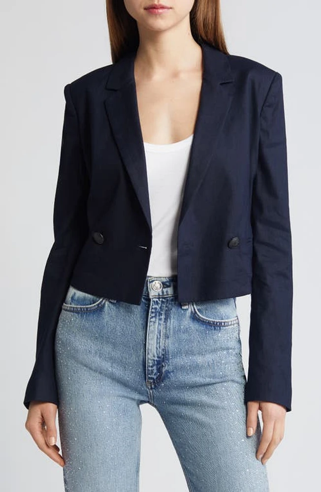 rag & bone Josie Linen Blend Blazer Sal at Nordstrom,