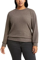 Loveappella Crewneck Top Olive at Nordstrom,