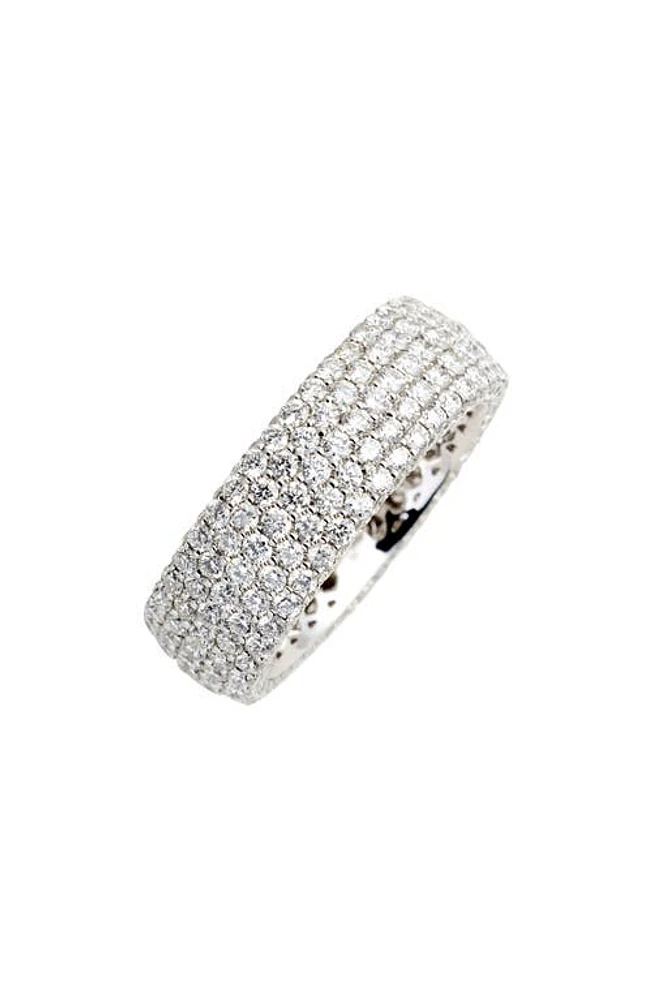 Bony Levy Diamond Pavé Wide Eternity Ring White Gold/Diamond at Nordstrom,