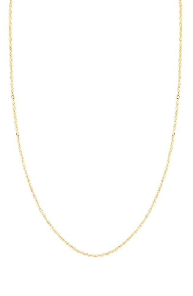 Bony Levy 14K Gold Thin Chain Necklace in Yellow Gold at Nordstrom, Size 18 In