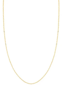 Bony Levy 14K Gold Thin Chain Necklace in Yellow Gold at Nordstrom, Size 18 In