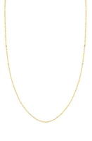 Bony Levy 14K Gold Thin Chain Necklace in Yellow Gold at Nordstrom, Size 18 In