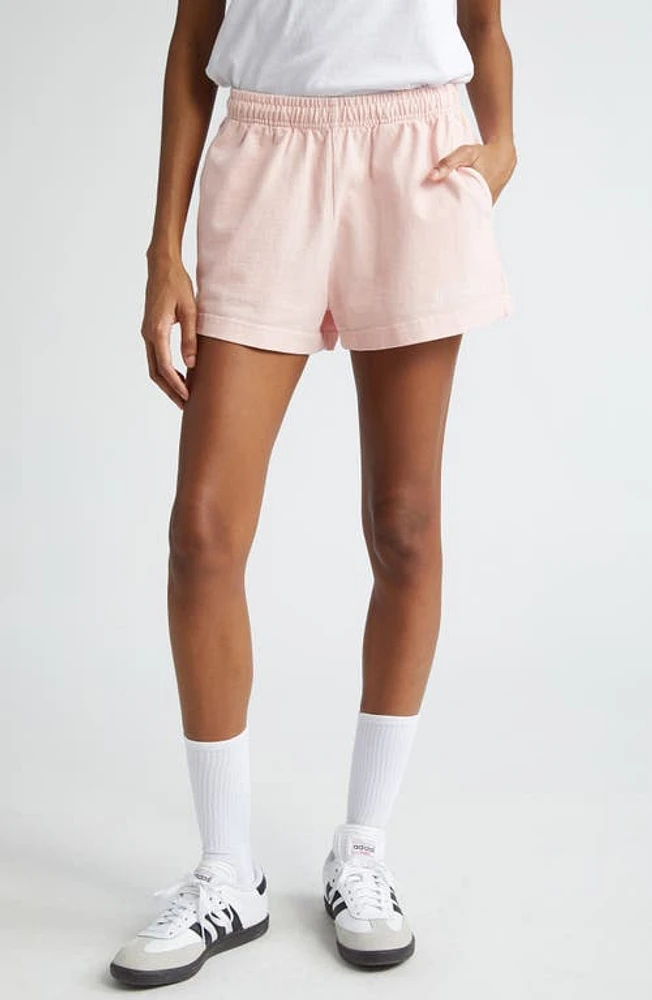 Sporty & Rich Rizzoli Disco Cotton Shorts Ballet at Nordstrom,