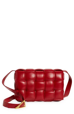 Bottega Veneta Padded Cassette Bag in Dark Red Gold at Nordstrom