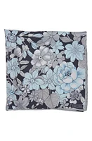 TOM FORD Floral Print Mulberry Silk Pocket Square in Combo Grey at Nordstrom