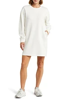 SPANX AirEssentials Long Sleeve Knit Shift Dress Powder at Nordstrom,