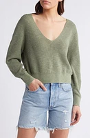 Treasure & Bond Shrunken Cotton Linen Sweater at Nordstrom,