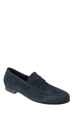 Ron White Kenneth Water Resistant Loafer Navy at Nordstrom,