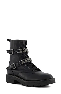 Dune London Plazas Combat Boot Black at Nordstrom,