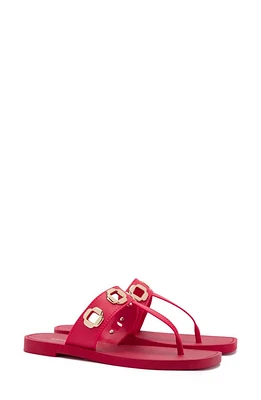 Larroudé Milan Sandal Scarlet at Nordstrom,