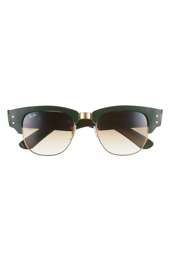 Ray-Ban Mega Clubmaster 53mm Gradient Square Sunglasses in Green/Brown Gradient at Nordstrom