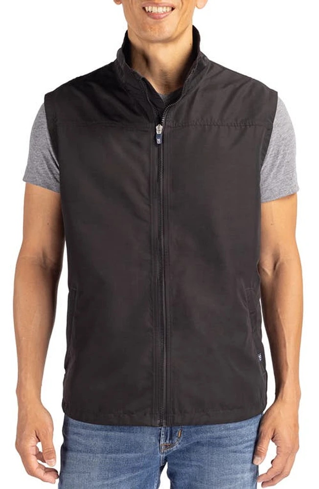 Cutter & Buck Charter Water Wind Resistant Packable Recycled Polyester Vest at Nordstrom,