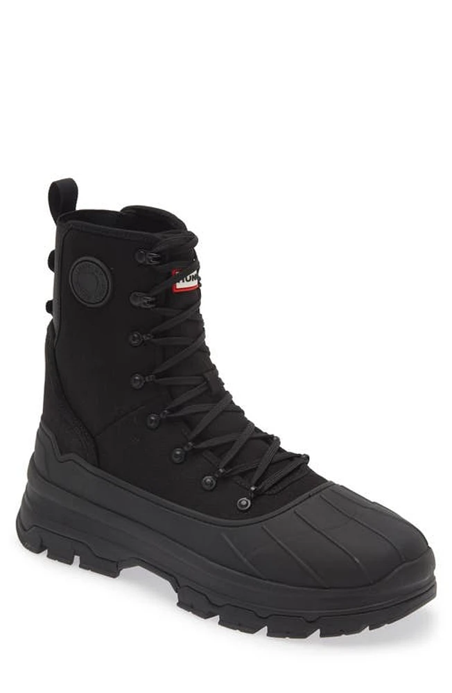 Hunter Explorer Combat Boot Black at Nordstrom,