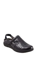 SoftWalk Salina II Woven Clog Navy at Nordstrom,