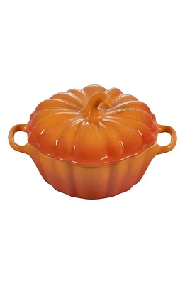 Le Creuset Figural Pumpkin Mini Baking Dish in Persimmon at Nordstrom, Size 12 Oz